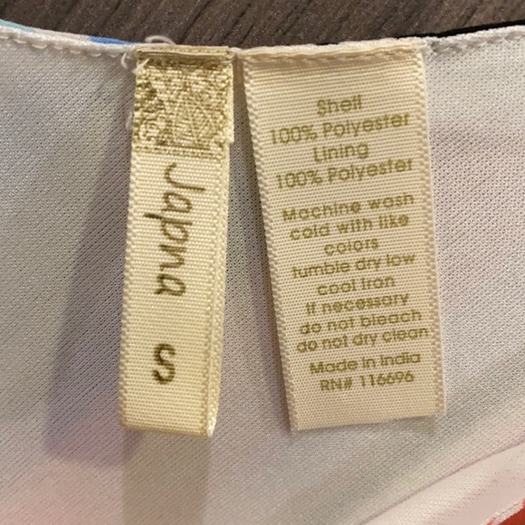 Japna Polyester Striped Tank Top - Picture 4 of 4